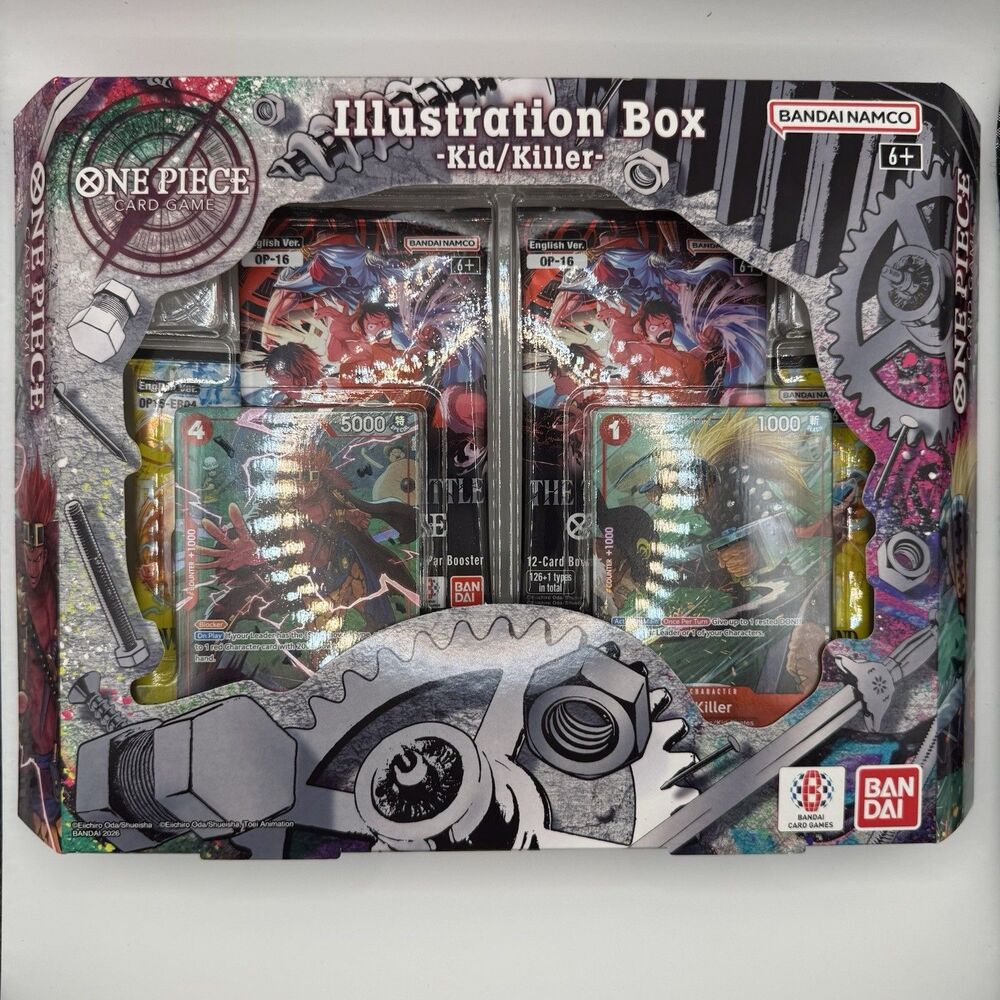 ONE PIECE TCG Illustration Box Kid/Killer Vol. 8 Bandai English Sealed
